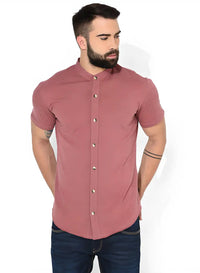 Thumbnail for Men Solid Slim Fit Casual Shirt